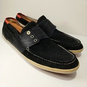 Tretorn Smogensson Blue Suede Boat Shoe Size 12